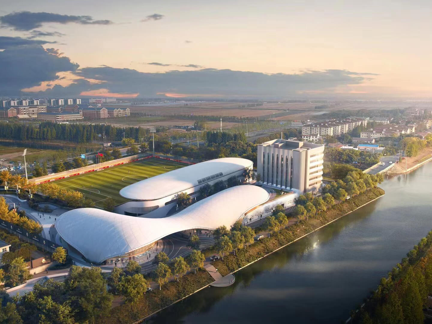 Shanghai Lingang New Area Football Training Base